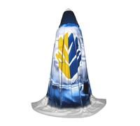 FSCEV Capa con capucha para adolescentes, diseño de hockey sobre hielo, disfraz de bruja, vampiro, carnaval, Halloween, mago