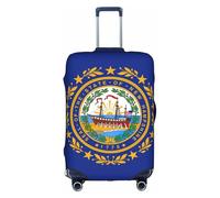 FSCEV Funda protectora para maleta, diseño de bandera del estado de New Hampshire, 45,7 a 81,3 cm, White, M