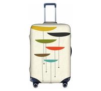 FSCEV Funda protectora para maleta, diseño moderno de mediados de siglo, para viajes de negocios, de 45,7 a 81,3 cm, White, XL