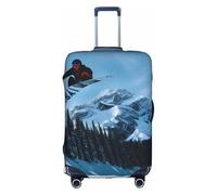 FSCEV Funda protectora para maleta para carrito de snowboard, para viajes de negocios, de 45,7 a 81,3 cm, White, S