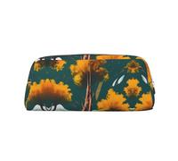 FSCEV National Parks Sunshine Trees - Estuche para lápices, cosméticos, oficina, almacenamiento, almacenamiento diario, Silver, Talla única, Organizador de bolsas