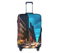 FSCEV Streets of New York City - Funda protectora para maleta, para viajes de negocios, de 45,7 a 81,3 cm, White, XL