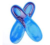 FSCLJ Plantillas de zapatos para mujeres y hombres, plantillas para talón descalzo espuelas fascitis plantar, plantillas elásticas de gel para zapatos para diabéticos pies, callos y ampollas