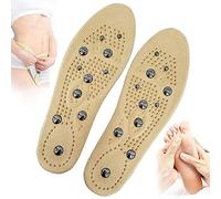 FSCLJ Plantillas magnéticas para zapatos adelgazantes, plantillas con imanes, plantillas magnéticas para hombre-mujer, para acupresión y masaje