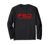 FSD, Take The Wheel. Distressed Design Manga Larga