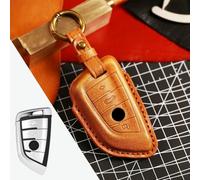 FSDGJZDFG Funda de Cuero para Llave de Coche, Accesorio para Llavero, para BMW Serie 5, 325, 530, F11, F30, F10, X3, X5 y X6.
