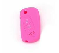 FSDGJZDFG Funda de Silicona para Llave de Coche, Funda Protectora abatible para Mando a Distancia, para Ford KA MK2, Mondeo, Fiesta, Focus, C-MAX, Galaxy, Fusion MK4.