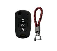 FSDGJZDFG Funda de Silicona para Llave de Coche, Llavero, para Hyundai Elantra Accent I20 I30 Ix20 Ix35, Kia Sportage Rio3 Soul Optima Ceed Pro K5 K2