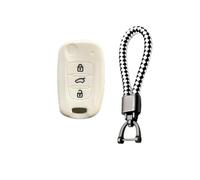 FSDGJZDFG Funda de Silicona para Llave de Coche, Llavero, para Hyundai Elantra Accent I20 I30 Ix20 Ix35, Kia Sportage Rio3 Soul Optima Ceed Pro K5 K2
