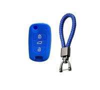 FSDGJZDFG Funda de Silicona para Llave de Coche, Llavero, para Hyundai Elantra Accent I20 I30 Ix20 Ix35, Kia Sportage Rio3 Soul Optima Ceed Pro K5 K2