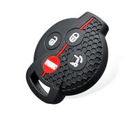 FSDGJZDFG Funda de Silicona para Llave de Coche para Benz Brabus 451 para Smart 450 City Coupe Cabrio Fortwo