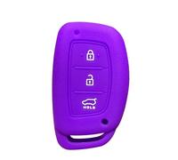 FSDGJZDFG Funda de Silicona para Llave de Coche, para Hyundai Ioniq 2021 Tucson 2017 2018 Santa Fe Sonata I10 Creta, Llavero con Tapa.