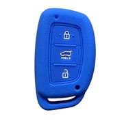 FSDGJZDFG Funda de Silicona para Llave de Coche, para Hyundai Ioniq 2021 Tucson 2017 2018 Santa Fe Sonata I10 Creta, Llavero con Tapa.