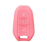 FSDGJZDFG Funda de Silicona para Llavero de para Citroën C4, C3, C5, C6, DS3, DS5, DS6 para Peugeot 508 (2008, 3008, 308, e-208, 2021 y 2022).