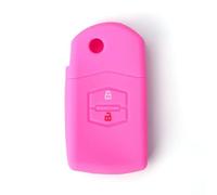 FSDGJZDFG Funda de Silicona para Mazda Demio 3, 5, 6, M3, M5, CX7, CX9, RX8, MX5, MPV, Funda para Mando a Distancia de 2 Botones, Funda para Llave de Coche