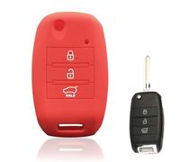 FSDGJZDFG Funda Protectora de Silicona para Llave de Coche, para KIA Ceed Picanto Rio 3 4 K2 K3 K4 K5 Sportege Optima Soul Sorento Forte Stinger Cerato 3