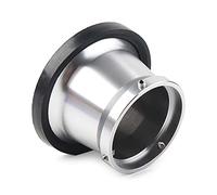 FSFYUK Filtro de aire plateado de 50 mm con copa de bocina con embudo de red, pilas de velocidad, para carburador PWK de 21 mm, 24 mm, 26 mm, 28 mm, 30 mm, PE de 28 mm, 30 mm