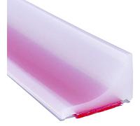 FSHANYUE Barrera de Ducha y Sistema de Retención, Umbral de Ducha Plegable Presa de Agua, para Separación Húmeda y Seca, Lavabo, Bañera (130cm/51.18in,Transparente)