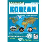 FSI: Basic Korean 1 (MP3/PDF) by Foreign Service Institute (2013-01-01)