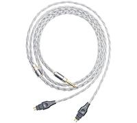 FSIjiangyi Cable de auriculares 6N de cristal único plateado para SENNHEISER HD 660S2 HD 650 HD 660 S HD 600 4,4 mm equilibrado Hi-Fi cable de actualización de audio (enchufe de 4,4 mm)