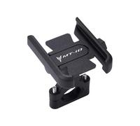FSJGBNHOKVN Soporte Móvil Moto para MT10 MT-10 Motocicleta CNC Soporte De Aluminio para Teléfono Móvil Navegador GPS Espejo Retrovisor Manillar Accesorios De Soporte(Handlebar Black)