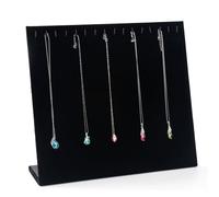 FSJMTQTS Expositor de Collares Expositor Vertical de Terciopelo for Guardar Pulseras y Collares Organizador de Joyas