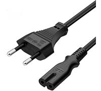 FSKE - Cable de alimentación C7 (3 Metros, 2 Pines, Conector a la Figura 8, Cable de alimentación para Samsung Philips, LG, Sony, TV, PS4, PS3, PC Monitor, Impresora