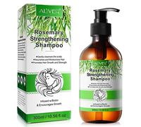 FSLHCY Champú Romero 300 ML Romero Champú Anticaida Natural Champú pelo Graso para Fortalece y Estimula el Crecimiento del Cabello Reparación y Volumen