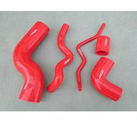 FSMOTO Manguera de calentador de radiador Turbo Boost de silicona roja para MK4 Golf Mark IV Beetle Bora y A4 A3 TT PQ34 1.8T 1996-2006 Pipe