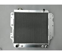 FSMOTO Radiador de aluminio para 1987-2006 Je-ep Wrangler YJ TJ 2.4L/L4, 2.5L/L4, 4.0L/L6, 4.2L/L6 motores automáticos