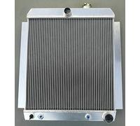 FSMOTO Radiador de aluminio para camioneta Chevy GMC 3100/3600/3800 AT 1948-1954 1949 1950 1951 1952 1953