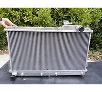 FSMOTO Radiador de aluminio para Maz-da Miata MX-5 MX5 NA 1.6 i / 1.8 i 8AN1 B64F BPF1 Eunos Roadster 1989-1993