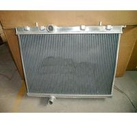 FSMOTO Radiador de aluminio para Peu-geot 206 S16 RC GTI Turbo Sport Circuit Swap 1999-2008