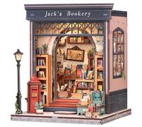 Fsolis Book Nook Kit & Casa de Muñecas - Miniatura Creativa para Estantes para Amantes de la Literatura y Historia