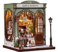 Fsolis - Kit fai da te in miniatura per adulti, mini casa, puzzle 3D per libreri