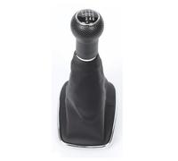 FSOZDBBPL Piezas Automotrices Para Golf 4 IV MK4 GTI R32 Para Bora Para Jetta 1999-2004 5/6 Perilla De Cambio De Velocidad Palanca Polaina Bota 12mm(Black 6 speed)