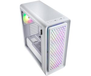 FSP CUT593P Torre ATX Cristal Templado USB-C Blanca