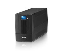 FSP IFP 1500 Line-Interactive USV 1500VA/900W, 2X Schuko, 2X IEC, LCD Touchscreen, Entrada de Voltaje 162-290 Vac, 60/50 Hz (Auto Sensing), Simulierte Sinuskurve, Kaltstartfunktion