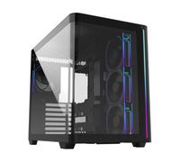Caja PC FSP M580-BP Plus Midi Tower Negro ARGB Vidrio Templado