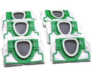 FSProdukte 10 bolsas de aspiradora Premium Microvlies 5 capas adecuadas para aspiradoras Vorwerk VK200 VK 200 / FP200 FP 200 FP 200 Fabricado en Alemania