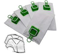 FSProdukte 12 bolsas de aspiradora Premium Microvlies 5 capas y dos filtros de protección del motor compatibles con Vorwerk Kobold VK140 VK150 FP140 FP150