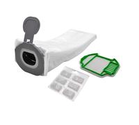FSProdukte Juego de 6 bolsas de aspiradora premium de microfieltro de 5 capas, 1 filtro de protección del motor, 6 bloques de fragancia adecuados para aspiradoras Vorwerk VK7 VK 7 / FP7 FP 7