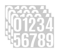 FSSTUD 12 hojas de 10 cm de pegatinas para números de casa, autoadhesivas, números de dirección, números de dirección, etiquetas adhesivas para números grandes, para ventana y puerta, color blanco