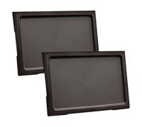 FSSTUD 2 bandejas de plástico para árbol bonsái, bandeja de humedad para plantas de interior, bandejas de goteo para plantas pequeñas, bandeja de recogida de agua para plantas, platillo de drenaje de