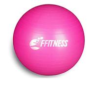 FSTBB95R Total Body Balance Ball | Swisse Ball (55 65 75 85 95 cm) | Gran Pelota Suiza para Yoga, Pilates, Gimnasio en casa, Fitness, Embarazo, Mejora, Gimnasia (Rosa, Rosa, Rosa)