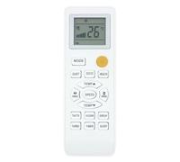Fsviprx Mando a distancia de aire acondicionado para 0010401715, baja | Funcionamiento simplificado con baja gestión de energía y fácil reemplazo de batería para varios modelos
