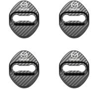 FSWEOKL 4 Piezas Cubierta para Cerradura de Coche para Mazda CX-60 I 2022-2025, Protectora de Acero Inoxidable a Prueba de Polvo y Agua,Carbon Fiber