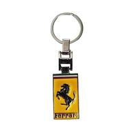 FSWEOKL Llaveros de Coche para Ferrari 296 GTB/GTS, Anillo Antipérdidas con Logo Unisex Resistente Seguro Fino Elegante Regalo Ideal,A