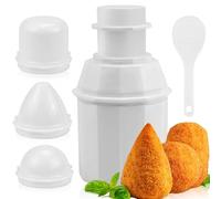 FSWWSF 3 en 1 Arancini Maker, molde para bolas de arroz, molde reutilizable para bolas de arroz, accesorios de cocina de plástico no tóxico
