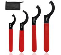 FSWWSF 4 Piezas Llave de Gancho C Juego de Llave de Gancho C Herramienta de Ajuste Incluye 4 Tamaños 38-43,APU16,ER32,ER40.Para uso Diario